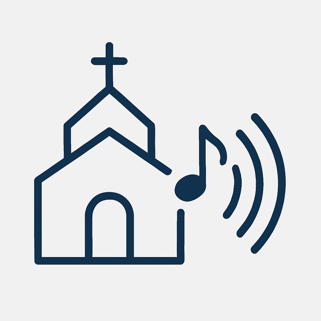 Projeto de sonorização para Igrejas.
